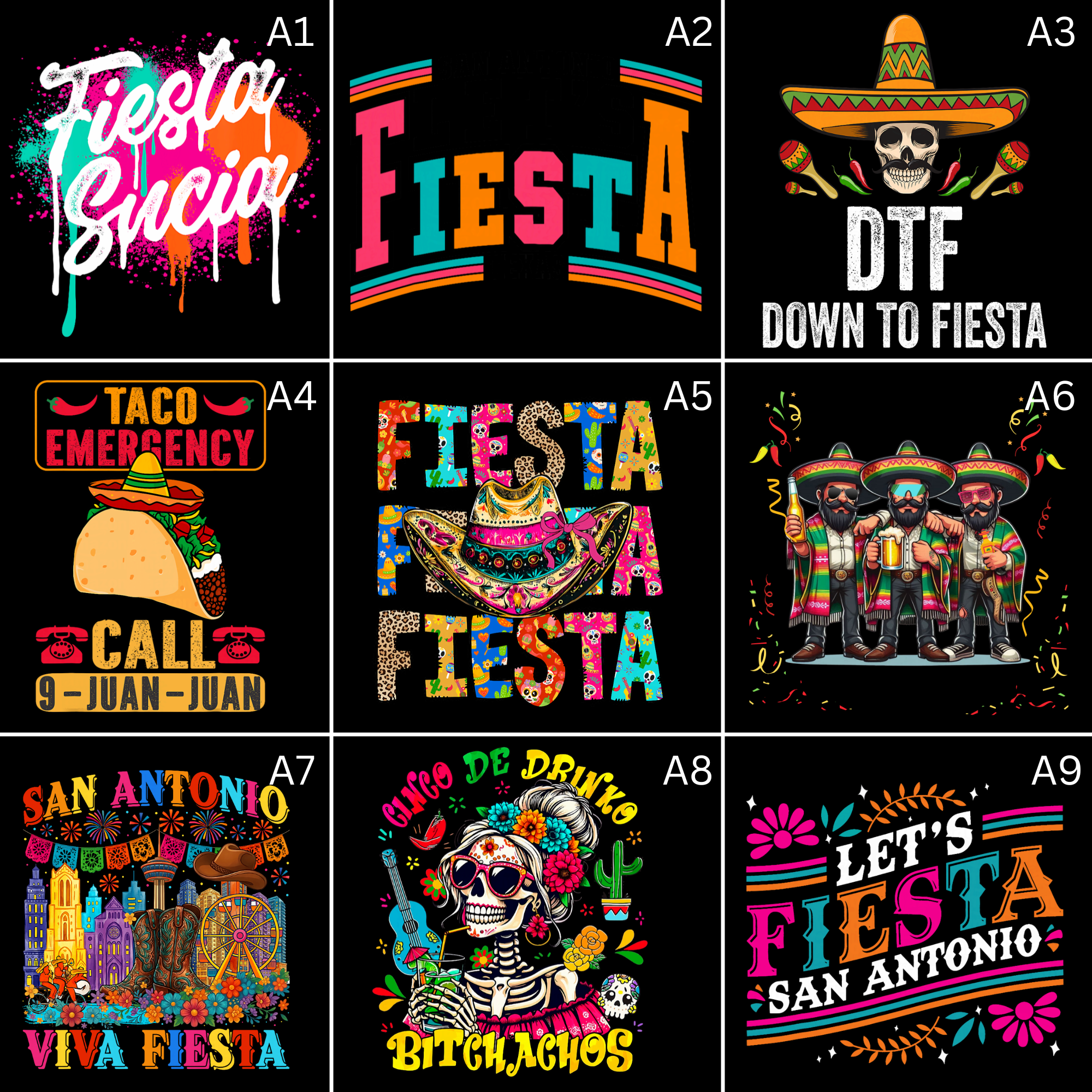 Adult Fiesta Tees