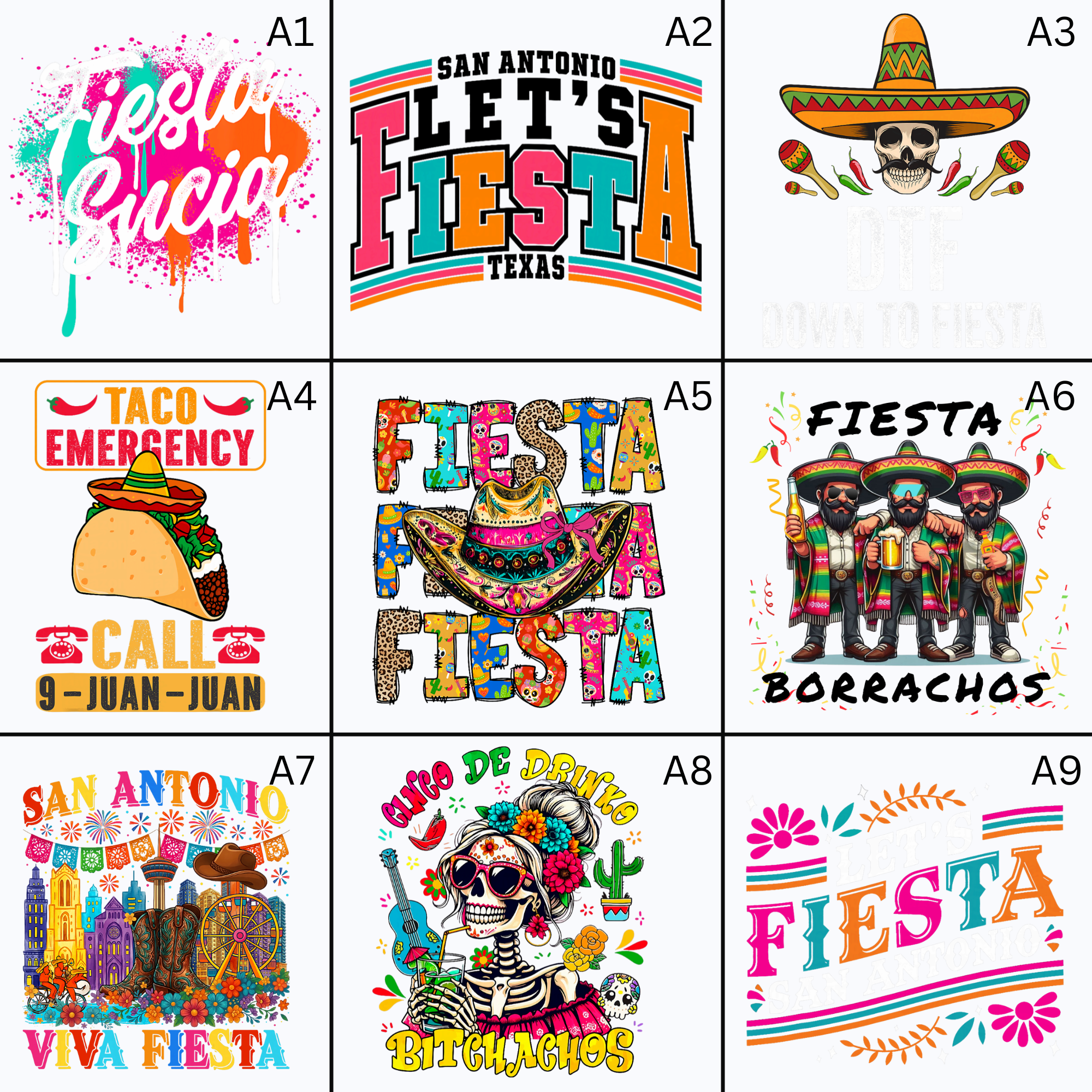 Adult Fiesta Tees