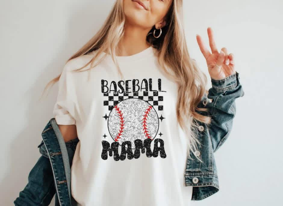 Baseball Mama Screen Print