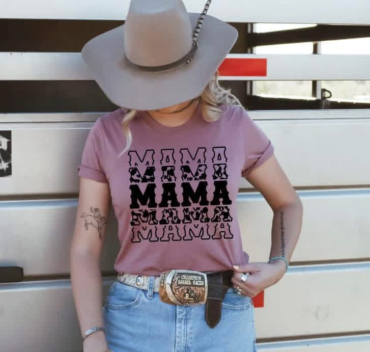 Cow Mama Screen Print