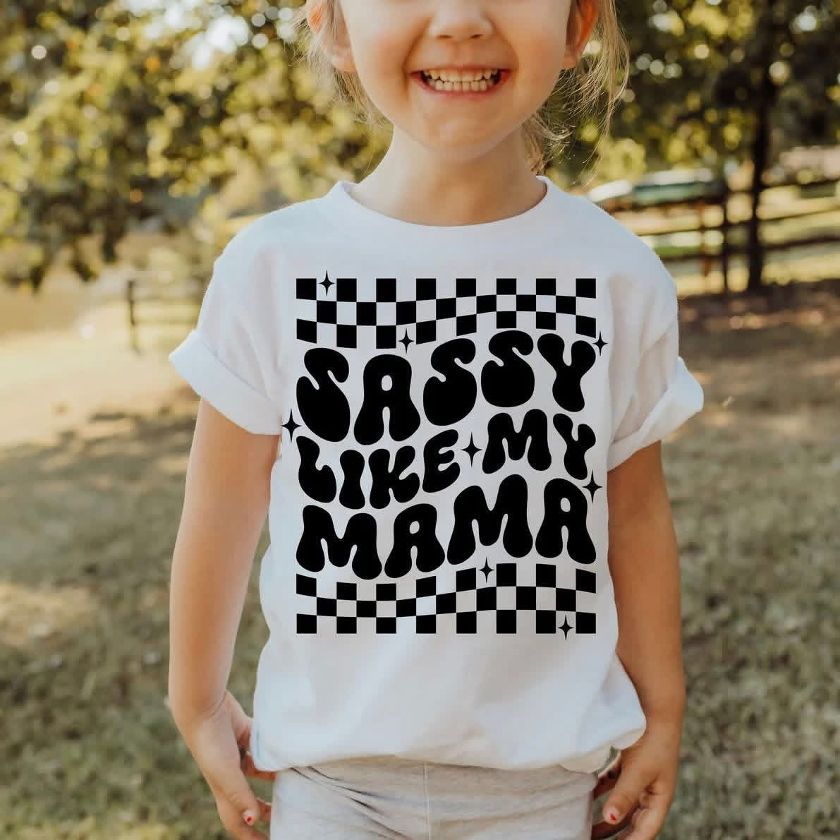 Sassy Like My Mama Screen Print Transfer