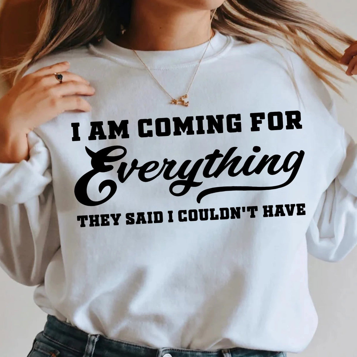 I am Coming For Everything Screen Print